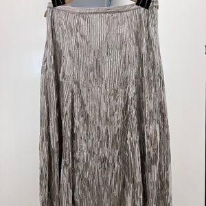 silver skirt